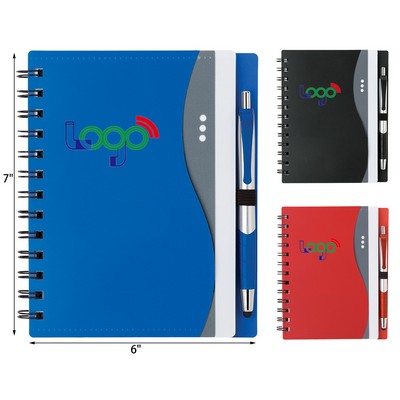 Bellevue Junior Notebook w/Stylus Pen