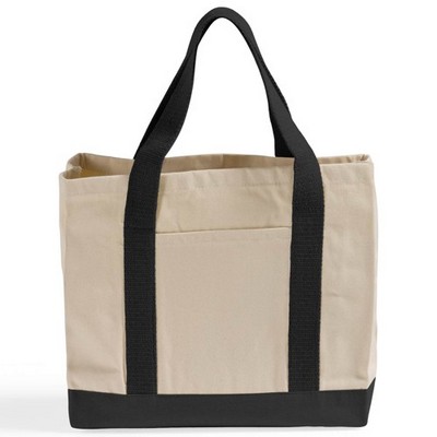 Cotton Canvas Twill Shoulder Tote