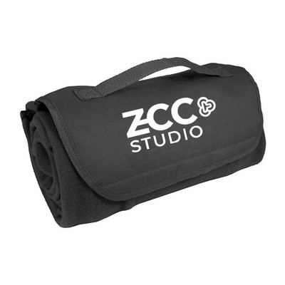 Custom Roll-Up 220gsm Polar Fleece Picnic Blanket