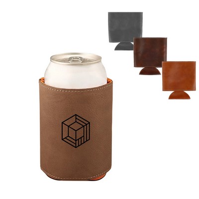 Leather Can Cooler 12oz