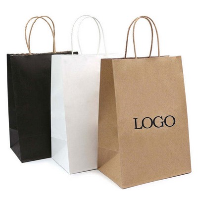 Kraft Paper Gift Bag With Handles
