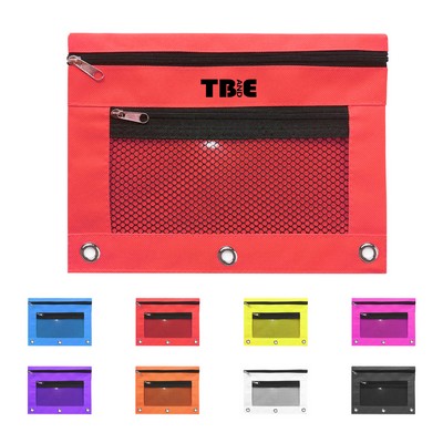 3 Ring Pen Pencil Pouch