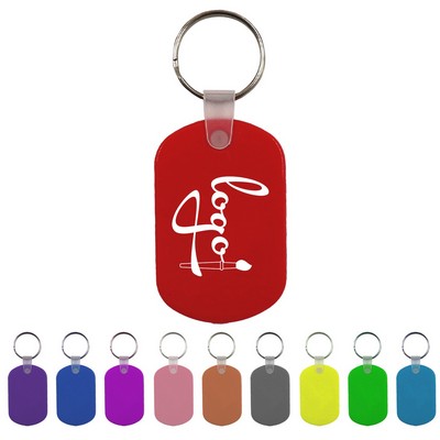 Durable Silicone Keychain Tag