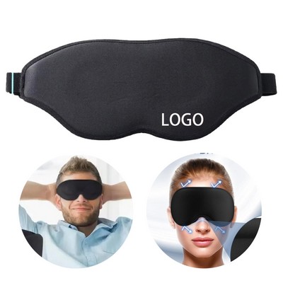 Custom Sleep Eye Mask 3D Light Blocking Soft Adjustable Strap