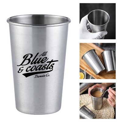 17oz Stainless Steel Beer Cup