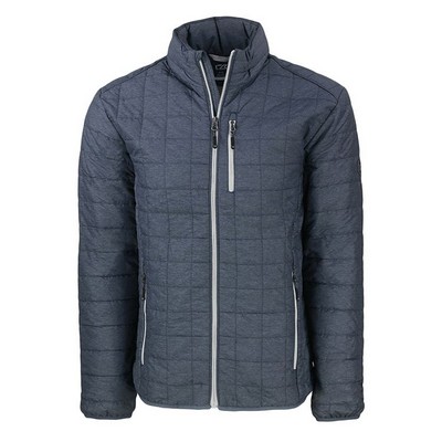 Cutter and Buck Rainier PrimaLoft® Eco Insulated Full Zip Puffer Jacket- Men's Big and Tall