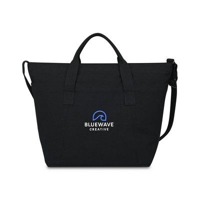 Recycled Cotton Weekender Tote - AWARE™ - Black