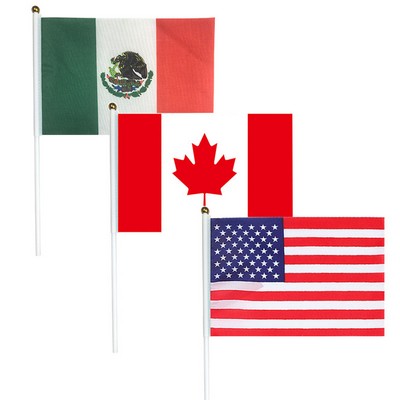 Hand Held Fan Flag