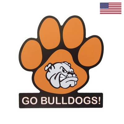 Paw Shaped Magnet with Banner