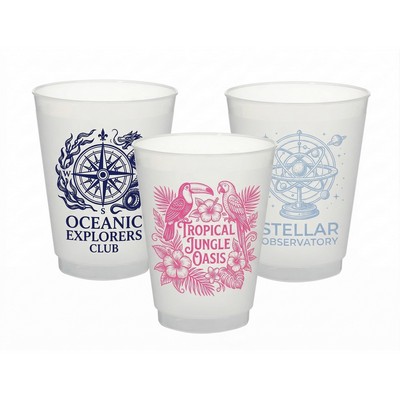 10 oz. Frosted Plastic Cup For Party