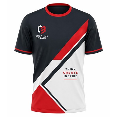 Unisex Sublimated Hole Mesh Short Sleeve T Shirt 150GSM