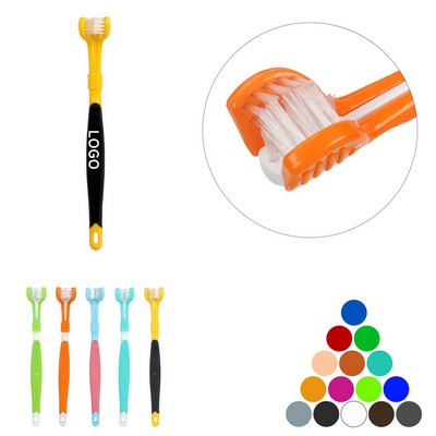 Three Sided Dog Toothbrush