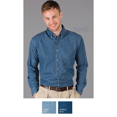 Men's Classic Sandwashed Denim Shirt