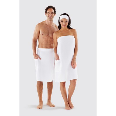 Men's Waffle Spa Wrap