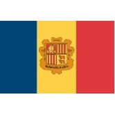 2'x3' Andorra U.N. Nylon Outdoor Flag - Style C