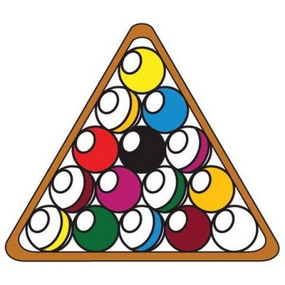 Pool Ball Rack Maxi Magnet (12 Square Inch)