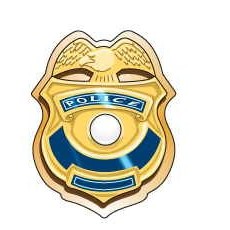 Police Badge Promotional Magnet w/ Strip Magnet (2 Square Inch)