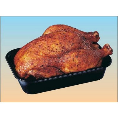 Chicken Rectangle Badge w/ Bar Pin (2 1/2"x3 1/2")