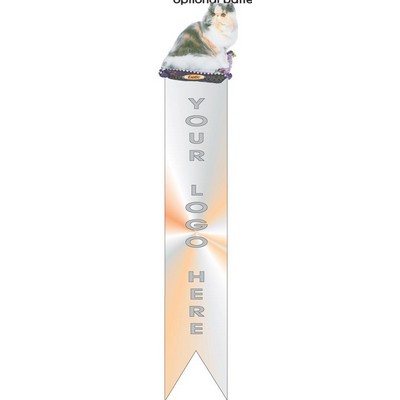Exotic Cat Bookmark w/ Black Back