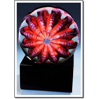 Calypso Sea Urchin Sculpture w/ Marble Base (3.25"x4.75")