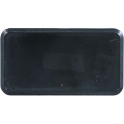 Name Badge - Frames - Black - Fits 1" x 3" with Round Corners