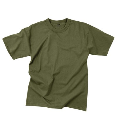 100% Cotton Olive Drab Military T-Shirt (S to XL)
