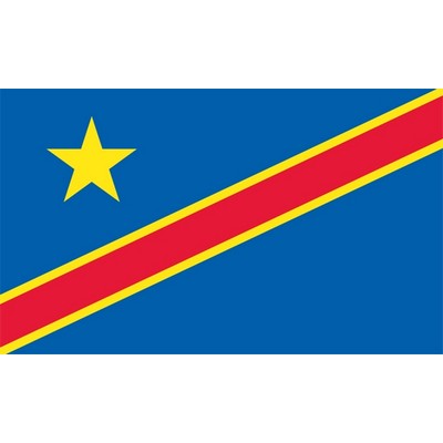 Democratic Republic Of The Congo National Flag (5'x8')
