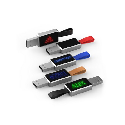 2GB Santa Fe LED USB Flash Drive
