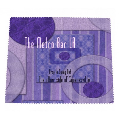 Microfiber Cleaning Cloth in Clear Plastic Bag (5 7/8" x 5 7/8")