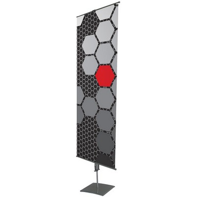Classic Banner Stand - Single Sided w/ 23.5" x 63" Graphic