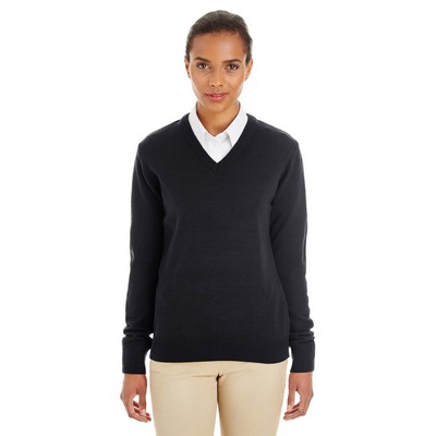 Harriton Women's Pilbloc V-Neck Sweater