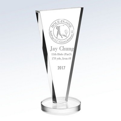 Duce Optic Crystal Award (4"x 7½")