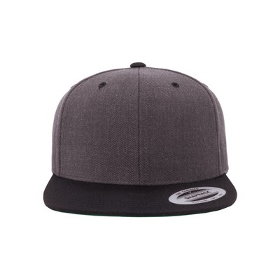 Yupoong Adult Flat Visor Classic Two-Tone Snapback Cap