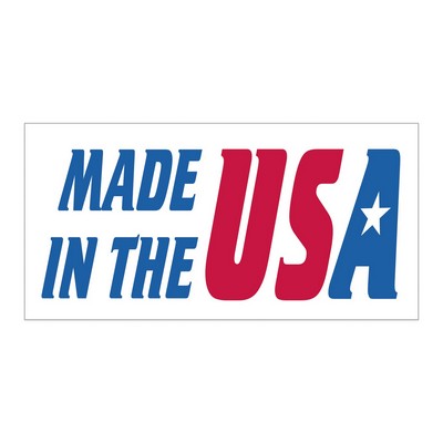 Rectangle Sticker | Square Corner | 4" x 8" | White Static | Static Back | Screen