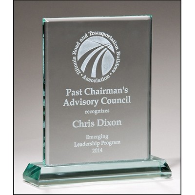 Premium Series Jade Glass Award (6"x7")
