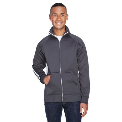 J AMERICA Adult Vintage Poly Fleece Track Jacket