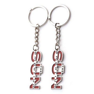 1.25" Soft enamel keychain / Keytag