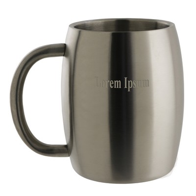 14 Oz. Sera™ Stainless Steel Beer Mug