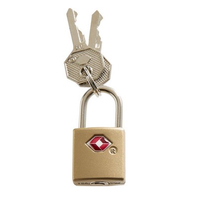 Brass Smooth Trip Travel Gear by Talus® TSA Accepted Luggage Key Locks