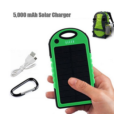 4000mAh Emergency Solar Power Bank - High Capacity Lithium Battery