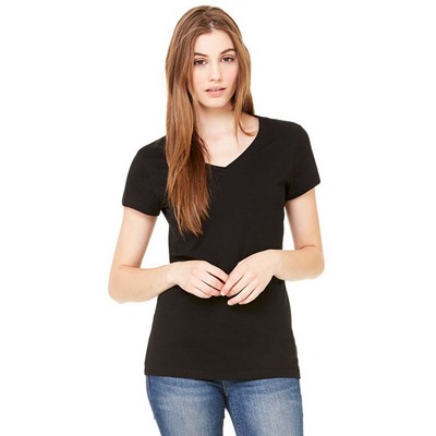 Bella+Canvas Womens Jersey V-Neck Tee