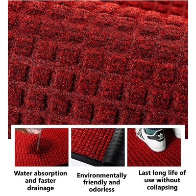 Waterhog Logo Mat 3x4(ft) to 6X19 (ft) Outdoor Commercial Grade with Anti-Slip Feature