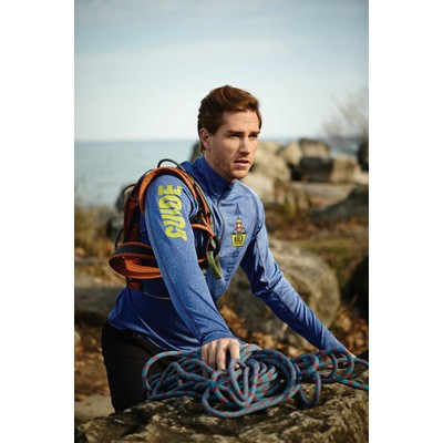 Men's TAZA Performance Knit Quarter Zip with Thumb Holes