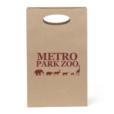 Donna - Eco Die Cut Shoppers - Flexo Ink Print (8" x 4" x 13")