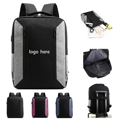 Laptop Backpack w/ Luggage Strap