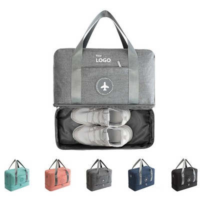 Gym Tote Bag w/Waterproof and Dry Compartment