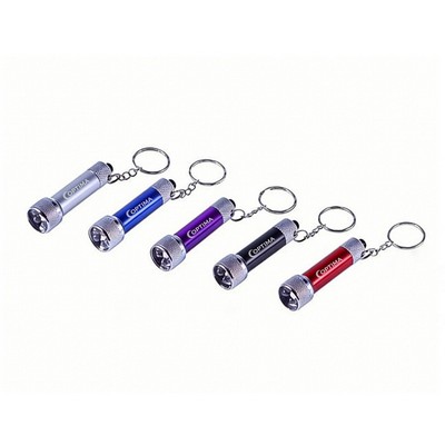 Aluminum Mini 5 LED Flashlights Keychain