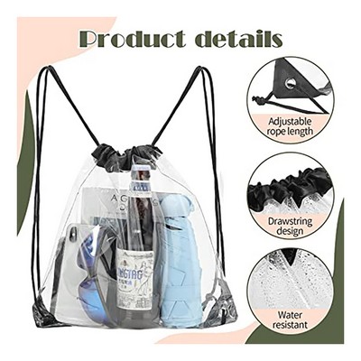 Lightweight PVC Drawstring Bag