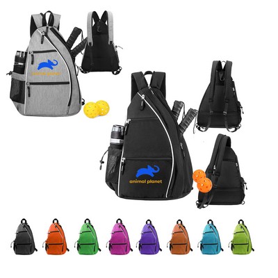 Pickleball Paddle Backpack With Bottle Holder