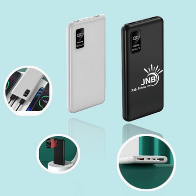 Digital Display Screen Portable Slim Power Bank